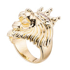 Big Daddy Lion Baguette Iced Out Diamond Ring