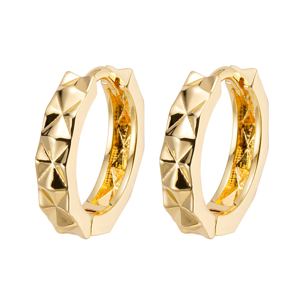 Big Daddy Loop Gold Earring Hoofdafbeelding