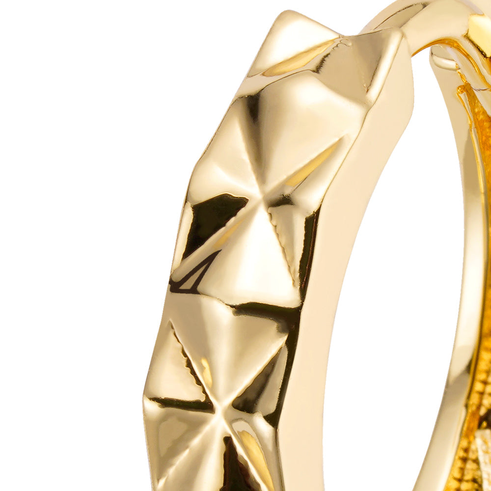 Big Daddy Loop Gold Earring Secundaire afbeelding