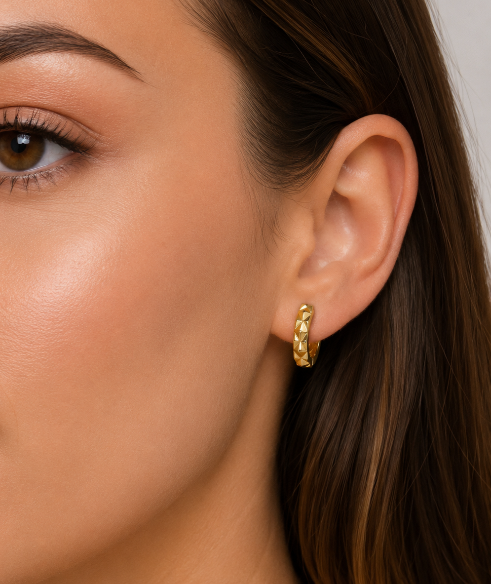 Big Daddy Loop Gold Earring