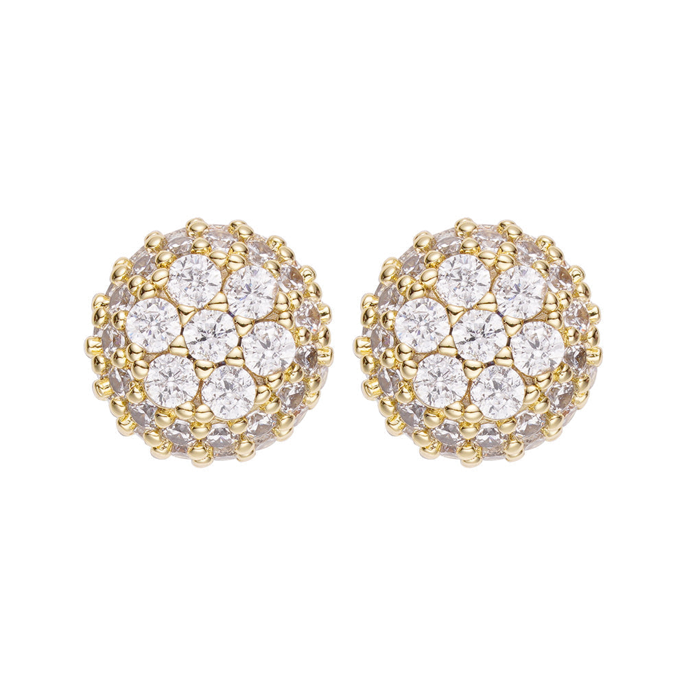 Big Daddy Multi-Cluster Iced Out Diamond Earring Secundaire afbeelding