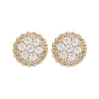 Big Daddy Multi-Cluster Iced Out Diamond Earring