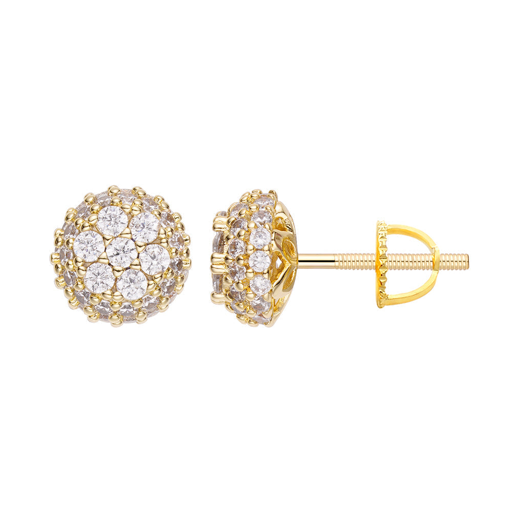 Big Daddy Multi-Cluster Iced Out Diamond Earring Hoofdafbeelding