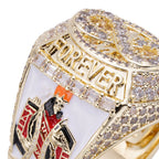 Big Daddy "Rich Forever" Baguette Iced Out Diamond Ring