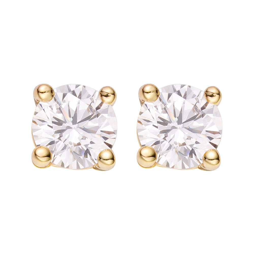 Big Daddy Soliter Iced Out Diamond Earring Secundaire afbeelding