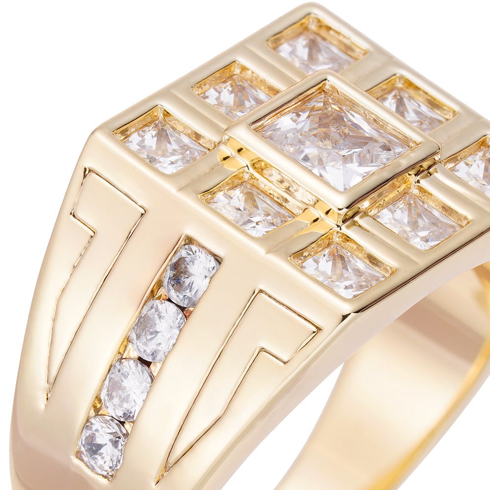 Big Daddy Stellar Iced Out Diamond Ring Secundaire afbeelding