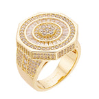 Big Daddy Zenith Baguette Iced Out Diamond Ring