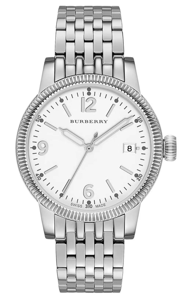Burberry The Utilitarian Date Indicator White Dial Silver Stainless Steel BU7838 Main image