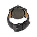 Burberry Chronograph Dark Grey Dial Dark Grey Leather Men's Watch BU9364