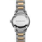 Burberry The Classic Small Seconds Champagne Check Dial Two Tone Gold Watch BU10011