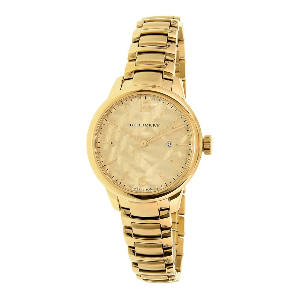 Burberry The Classic PVD Gold Plated Gold Dial Gold Stainless Steel Women's Watch Watch BU10109