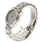Burberry The City Check Stamped Dial Grey Dial & Silver Women's Watch BU9229