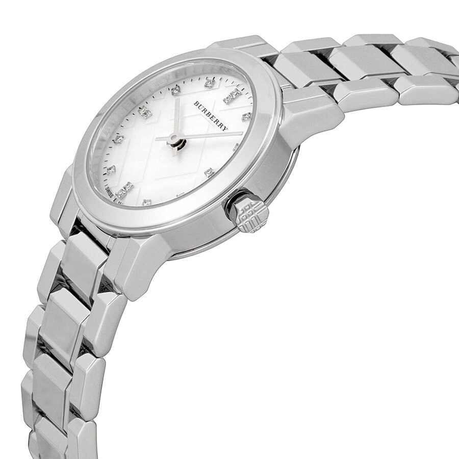 Burberry Mother of Pear diamond set Stainless Steel Ladies Watch BU9224 Secondary image