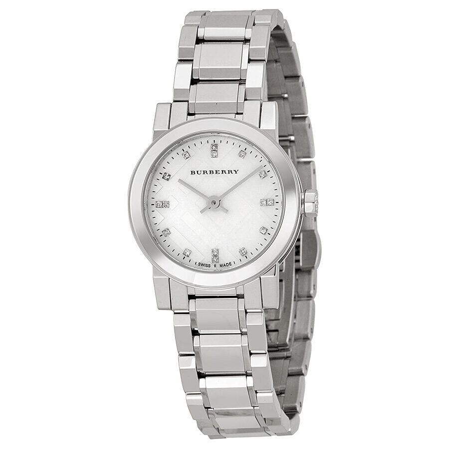 Burberry Mother of Pear diamond set Stainless Steel Ladies Watch BU9224 Main image