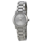 Burberry The City Diamond Hour Markers Silver Dial Silver Stainless Steel Women's Watch BU9230