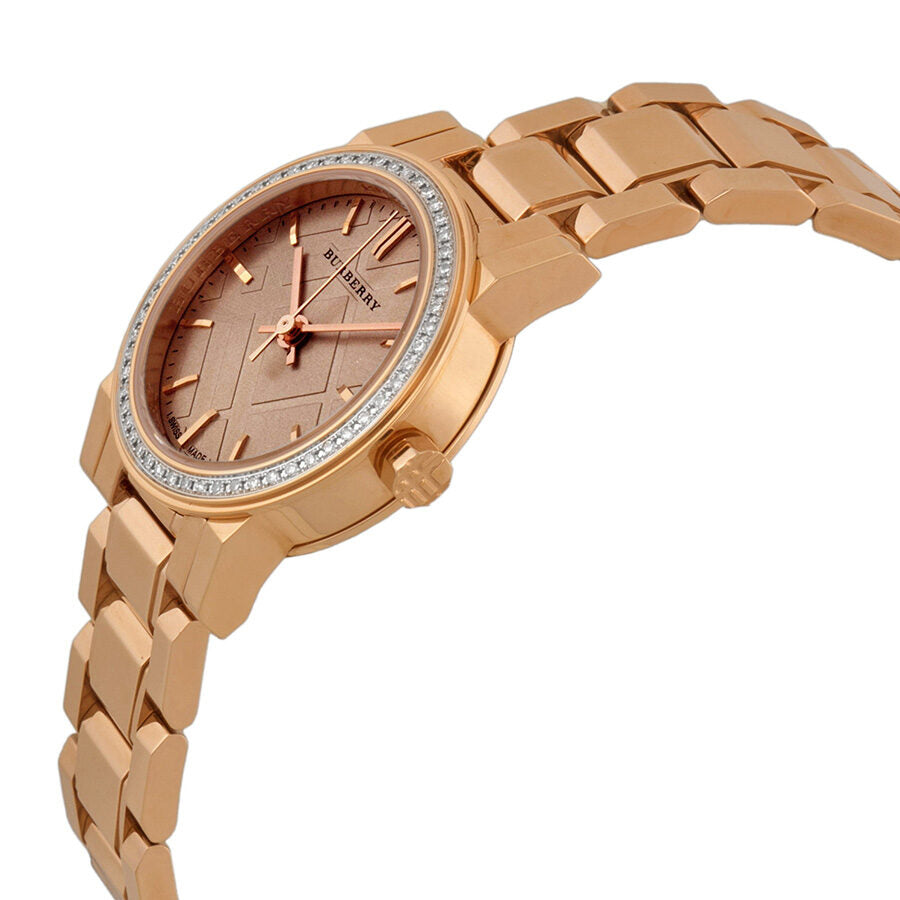Burberry Rose Dial Diamond-set Bezel Rose Gold-tone Ladies Watch BU9225 Secondary image