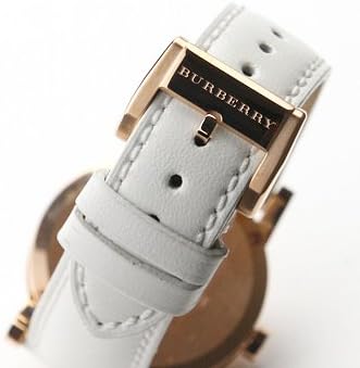 Burberry Rose Gold Case White Leather Strap Women's Watch BU9108 Secondary image