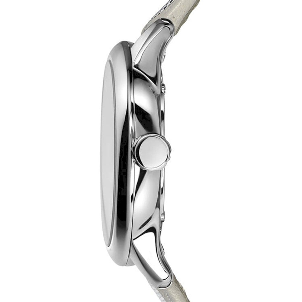 Burberry Silver Classic Leather Strap Women's Watch BU10113 Secondary image