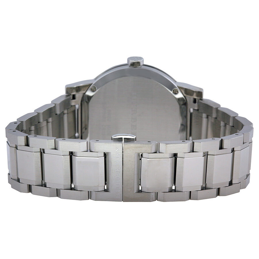 Burberry Silver Dial Stainless Steel Unisex Watch BU9000