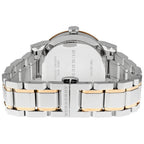 Burberry Silver Dial Two-tone Ladies Watch BU9127
