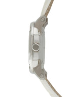 Burberry The Britain Diamond Bezel Mother of Pearl Dial White Leather BBY1800