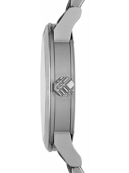 Burberry Silver Stainless Steel Mother Of Pearl Dial Women's Watch BU9125
