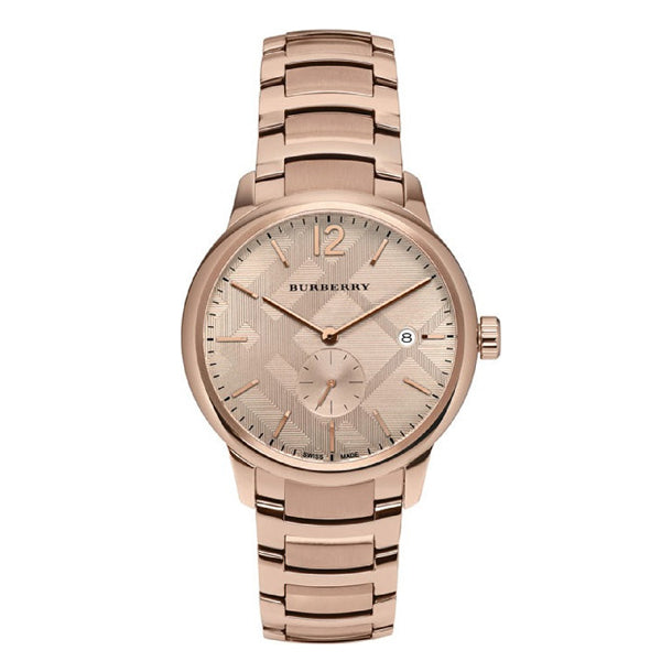 Burberry The Classic Rose Gold Rose Dial & Strap Dameshorloge BU10116 Hoofdafbeelding
