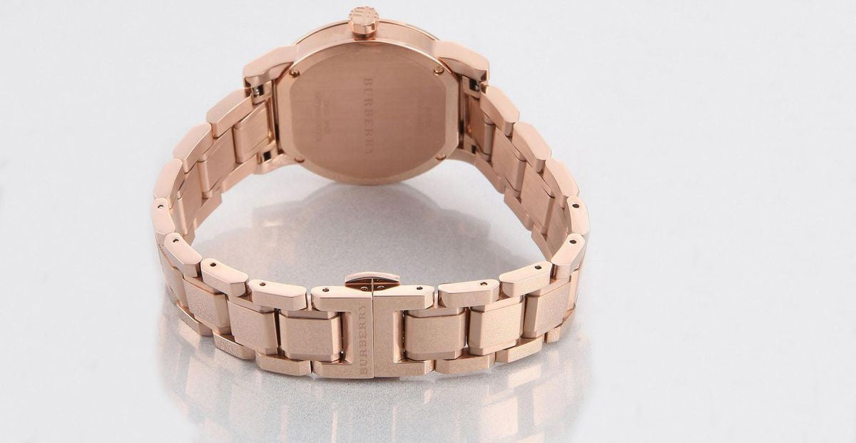 Burberry Swiss Rose Gold Stainless Steel White Dial Women's Watch BU9104 Secundaire afbeelding