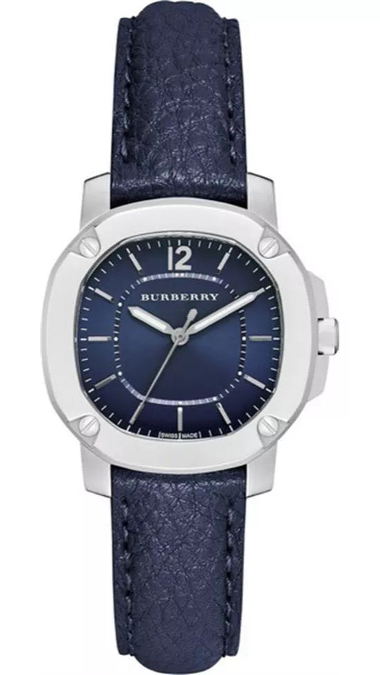 Burberry The Britain Blue Sunray Dial Blue Leather Strap BBY1716 Hoofdafbeelding