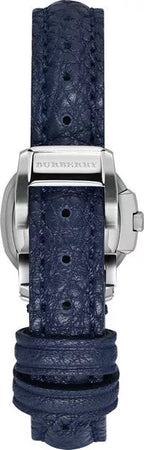 Burberry The Britain Blue Sunray Dial Blue Leather Strap BBY1716