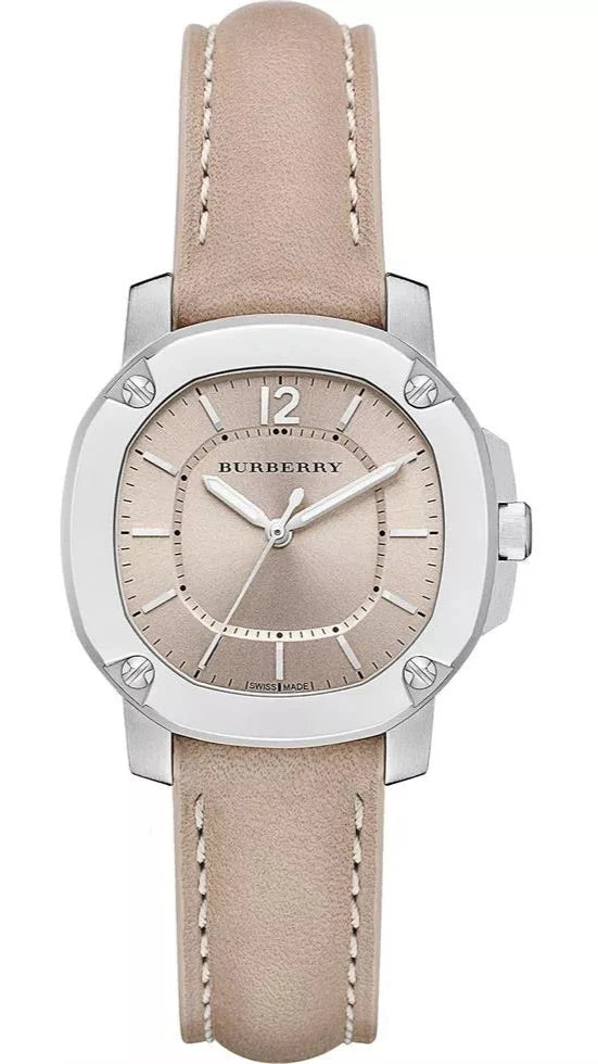 Burberry The Britain Brown Dial Brown Leather Strap Watch for Women - BBY1700 Main image