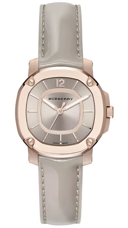 Burberry The Britain Rose Gold Storm Grey Dial Leather BBY1718 Main image