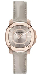 Burberry The Britain Rose Gold Storm Grey Dial Leather BBY1718