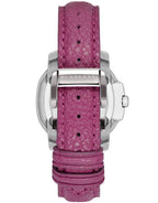 Burberry The Britain Brushed Case Magenta Pink Dial Pink Leather BBY1715