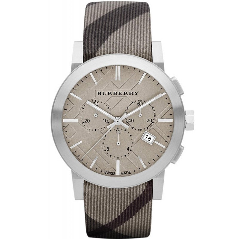 Burberry The City Brown Leather Strap Men's Watch BU9358