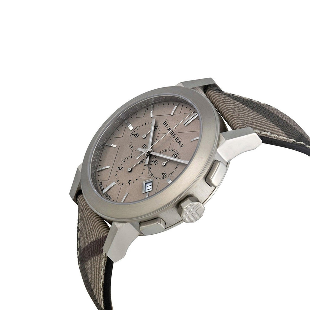 Burberry The City Brown Leather Strap Men's Watch BU9358