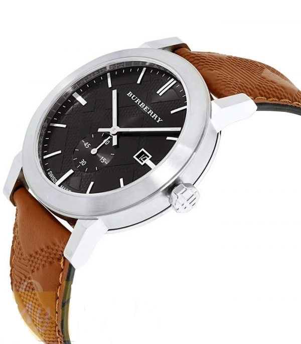 Burberry The City Brown Leather Strap Men's Watch BU9905 Secondary image