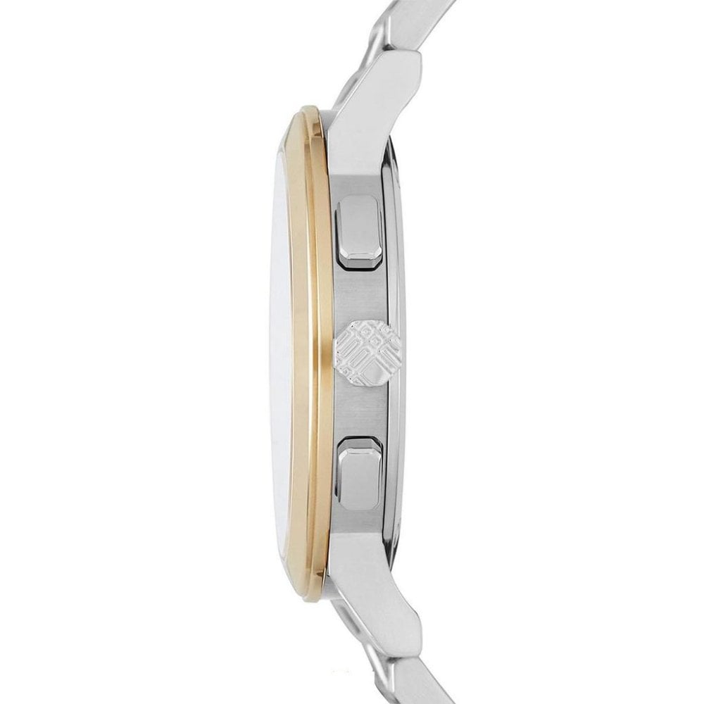 Burberry The City Two-Tone Chronograph Silver Dial Silver & Rose Gold Steel Unisex Watch BU9751 Secundaire afbeelding
