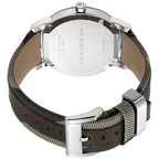 Burberry The City Grey Dial Leather Strap Men's Watch BU9020