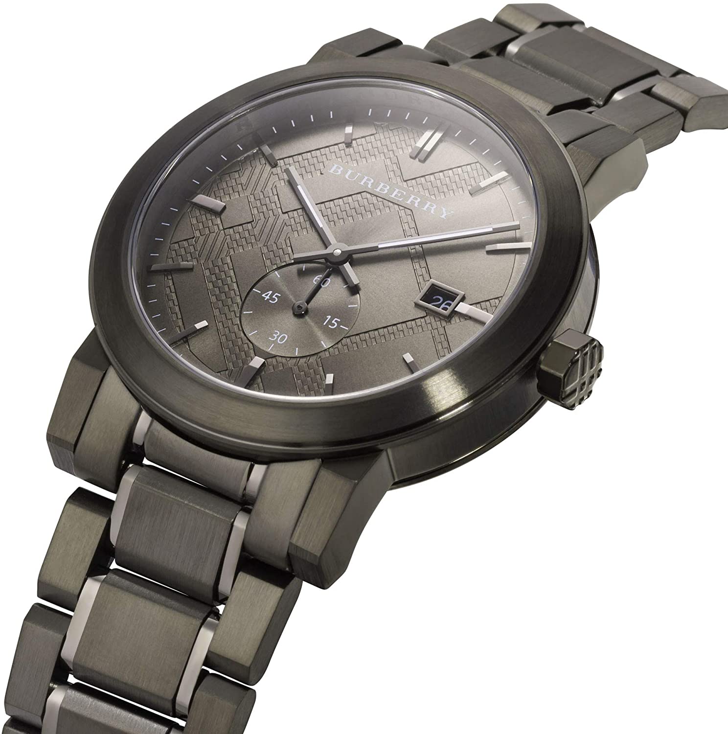 Burberry The City Gunmetal Dial Steel Herenhorloge BU9902 Secundaire afbeelding