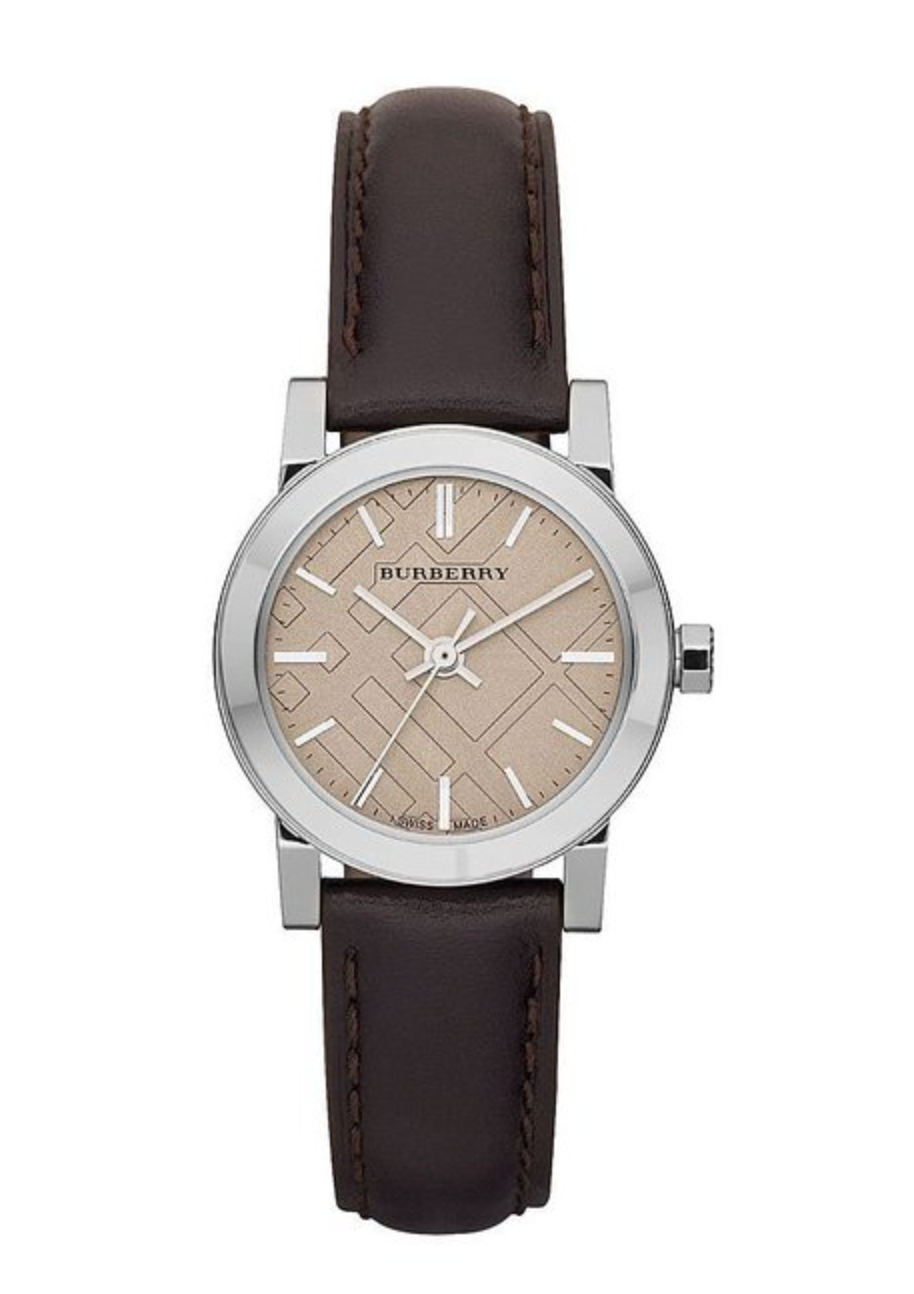 Burberry The City Nova Brown Leather Brown Dial Brown Leather Strap Women's Watch Watch BU9208 Hoofdafbeelding