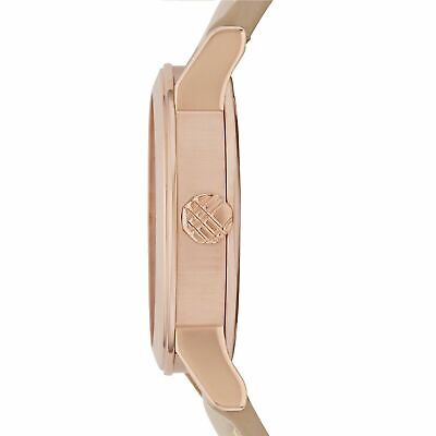 Burberry The City Check Stamped Silver Dial Pink Leather Strap Women's BU9210 Secondary image