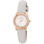 Burberry The City Rose Gold Case Leather Strap Women's Watch BU9209