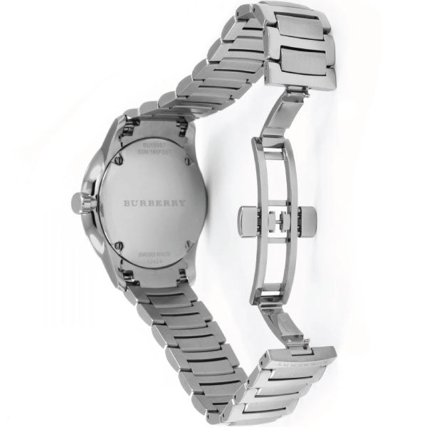 Burberry The Classic Small Seconds Blue Dial Silver Stainless Steel Men's Watch BU10007