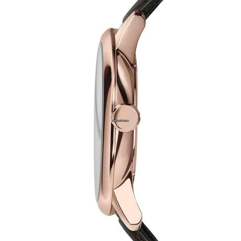 Burberry The Classic Herenhorloge met leren band en bruine wijzerplaat BU10012 Secundaire afbeelding