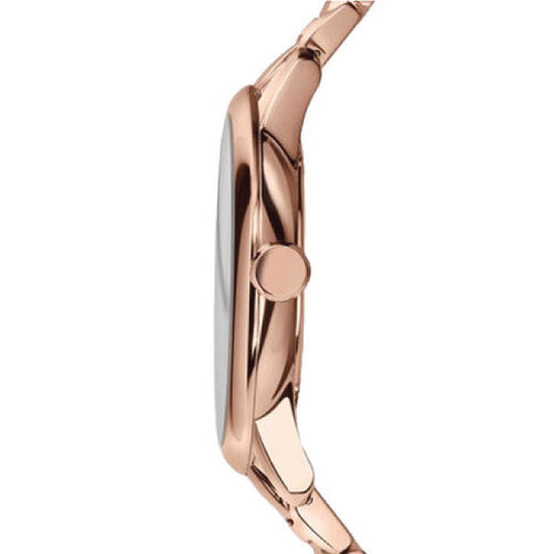 Burberry The Classic Small Seconds Rose Dial Rose Gold Stainless Steel Men's Watch BU10013