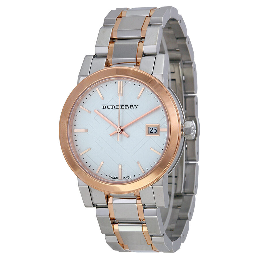 Burberry Two Tone Rose Gold Stainless Steel Bracelet Ladies Watch BU9105 Secundaire afbeelding