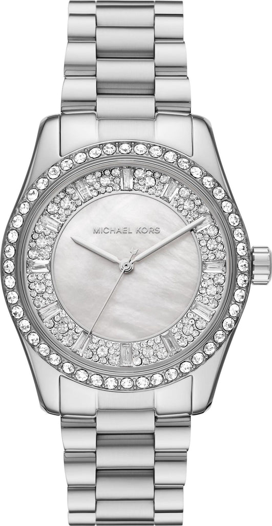 Michael Kors Lexington Pavé Silver-Tone Women's Watch - MK7445 Hoofdafbeelding