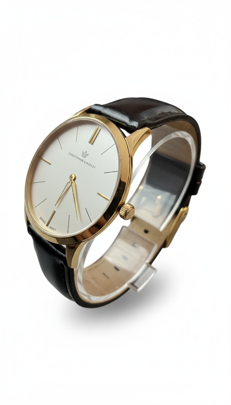 Christopher Kingsley Gold Men's Swiss Watch - 00000 Secundaire afbeelding