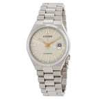 Citizen Tsuyosa Automatic 40mm Beige Dial Stainless Steel Men’s Watch – NJ0151-88W